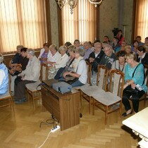 Vce jsme se o nlezu a restaurovn pokladu dozvdli z pednky PhDr. P. Holodka a PhDr.Luboe Polanskho.